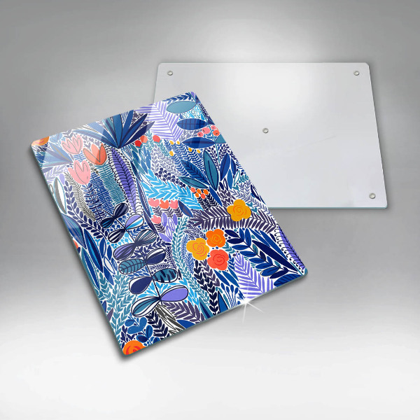 Protection plaque induction Prairie peinte