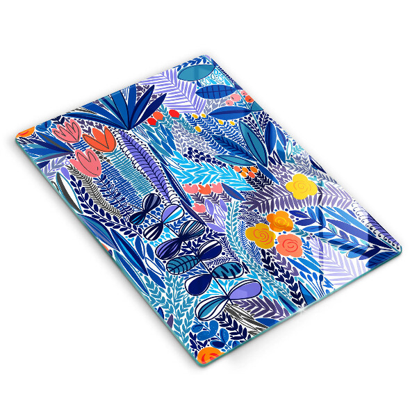 Protection plaque induction Prairie peinte