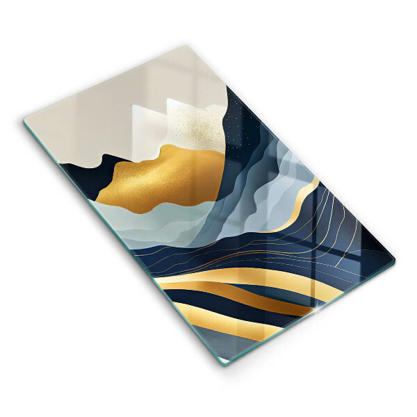 Protection plaque induction Montagnes abstraites