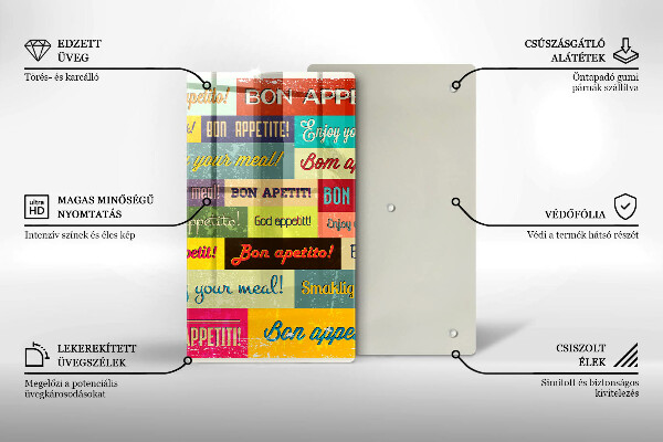 Protection plaque induction Sous-titres Bon appétit langues