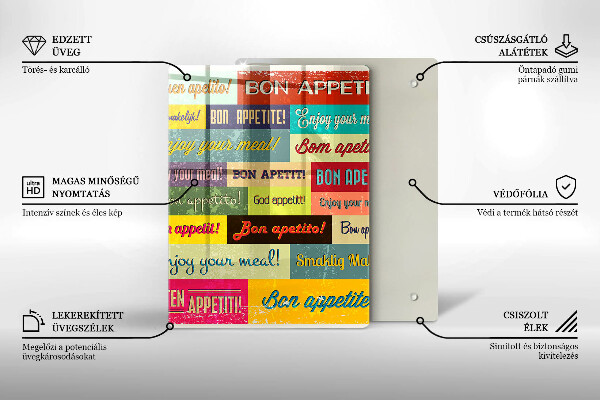 Protection plaque induction Sous-titres Bon appétit langues