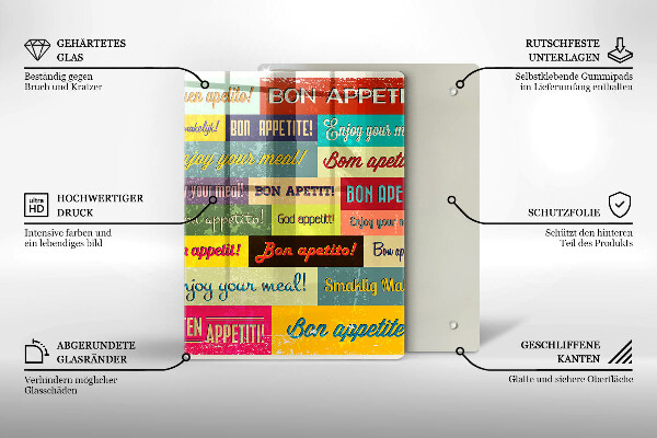 Protection plaque induction Sous-titres Bon appétit langues