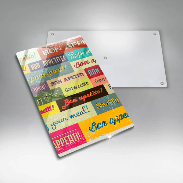 Protection plaque induction Sous-titres Bon appétit langues