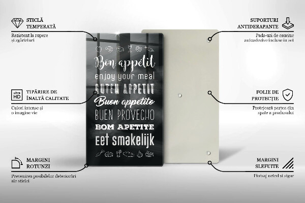 Protection plaque induction Inscription de cuisine disant