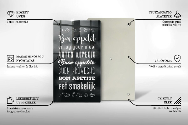 Protection plaque induction Inscription de cuisine disant