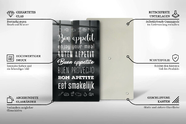 Protection plaque induction Inscription de cuisine disant