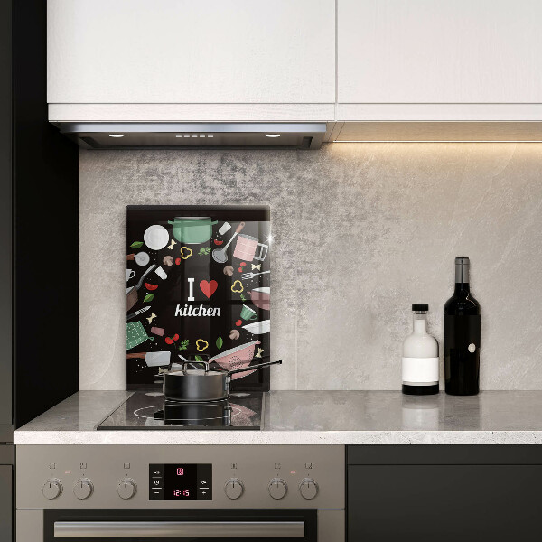 Protection plaque induction I love kitchen