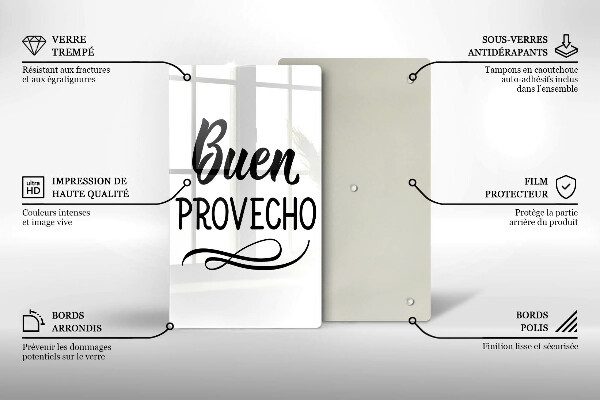 Protection plaque induction Buen provecho