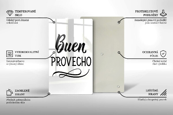 Protection plaque induction Buen provecho