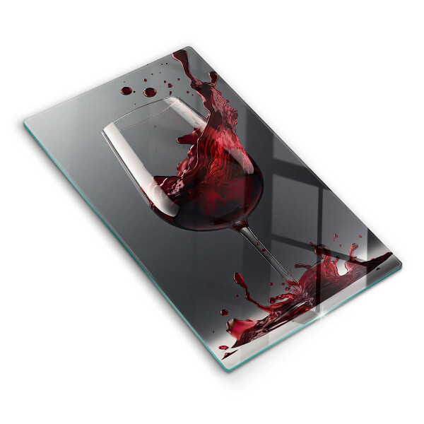 Protection plaque induction Vin rouge dans un verre