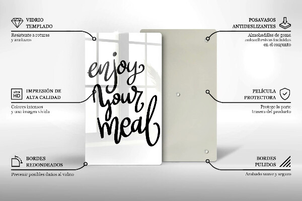 Protection plaque induction Enjoy your meal