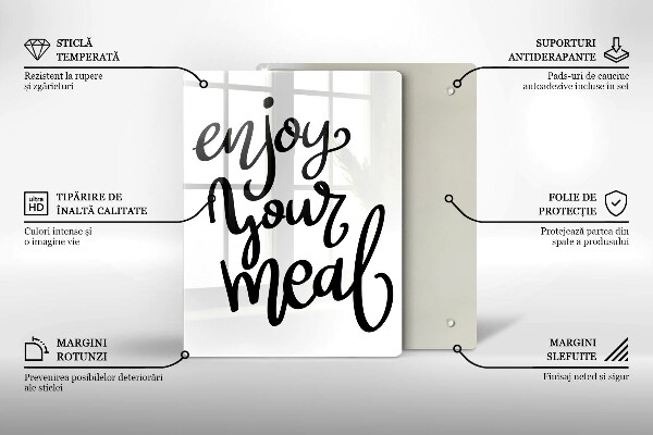 Protection plaque induction Enjoy your meal