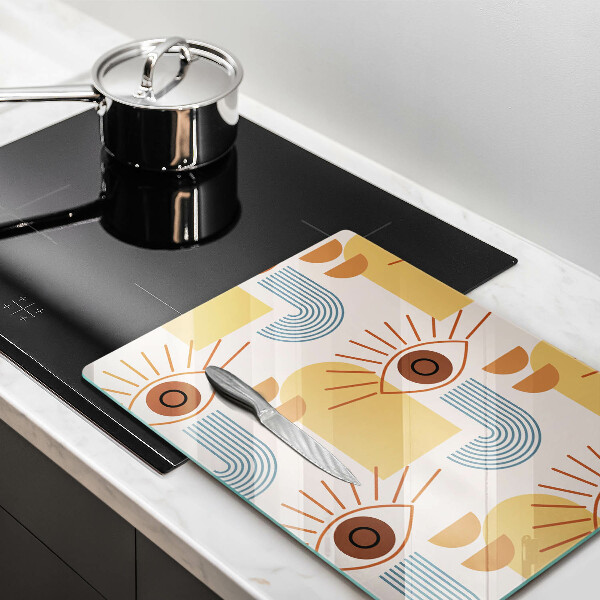 Protection plaque induction Modèle d'yeux bohème