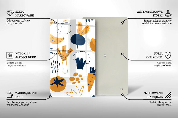 Protection plaque induction Illustration de la nourriture