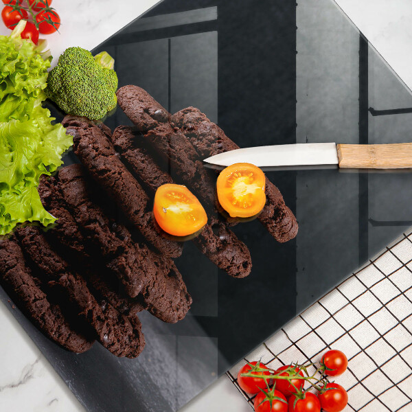 Protection plaque induction Biscuits nappés chocolat noir