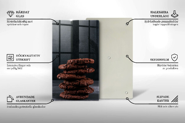 Protection plaque induction Biscuits nappés chocolat noir