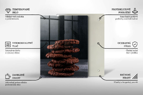 Protection plaque induction Biscuits nappés chocolat noir