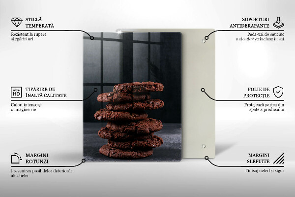 Protection plaque induction Biscuits nappés chocolat noir