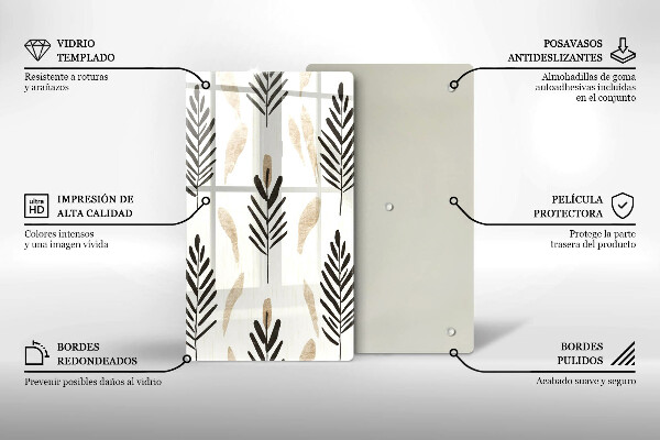 Protection plaque induction Plantes bohèmes
