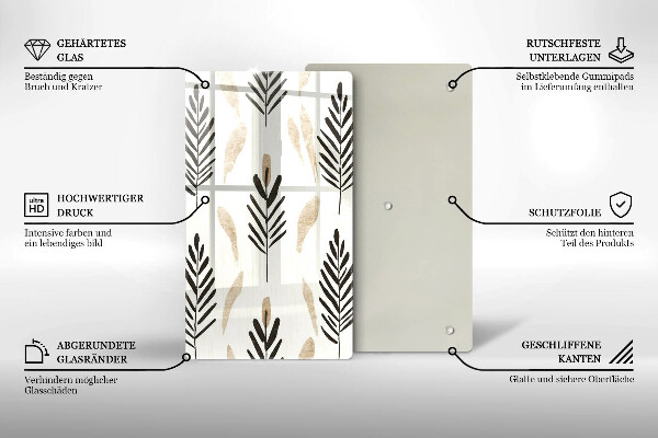 Protection plaque induction Plantes bohèmes