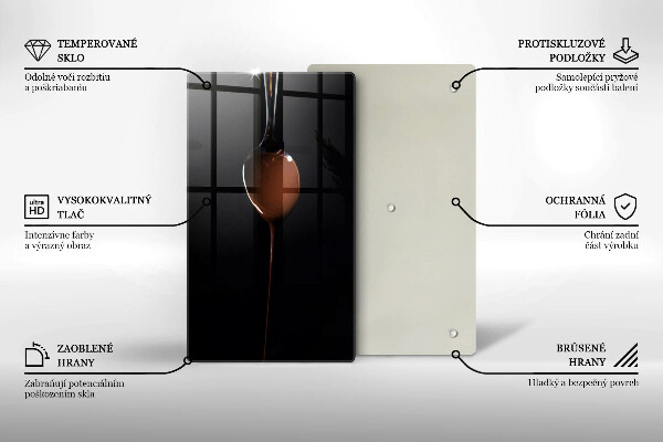 Protection plaque induction Une cuillère de chocolat