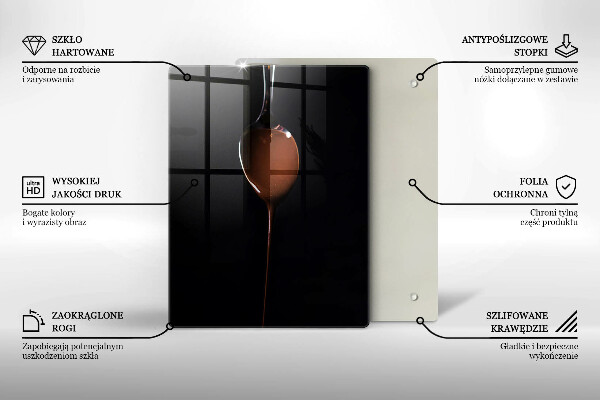 Protection plaque induction Une cuillère de chocolat