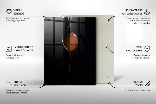 Protection plaque induction Une cuillère de chocolat