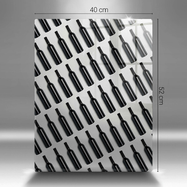 Protection plaque induction Bouteilles de vin noir