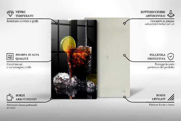 Protection plaque induction Boisson terreuse avec de la glace