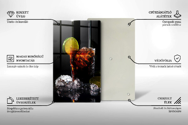 Protection plaque induction Boisson terreuse avec de la glace