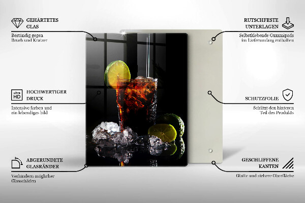 Protection plaque induction Boisson terreuse avec de la glace