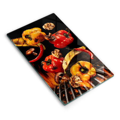 Protection plaque induction Légumes grillés