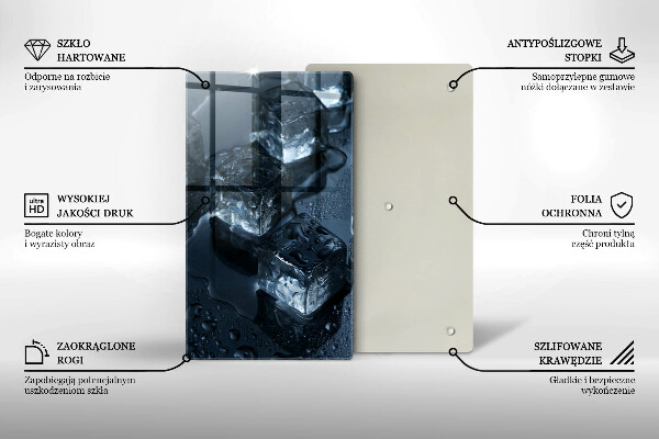 Protection plaque induction Glaçons froids