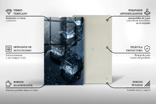 Protection plaque induction Glaçons froids
