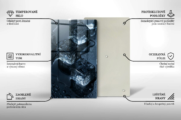 Protection plaque induction Glaçons froids