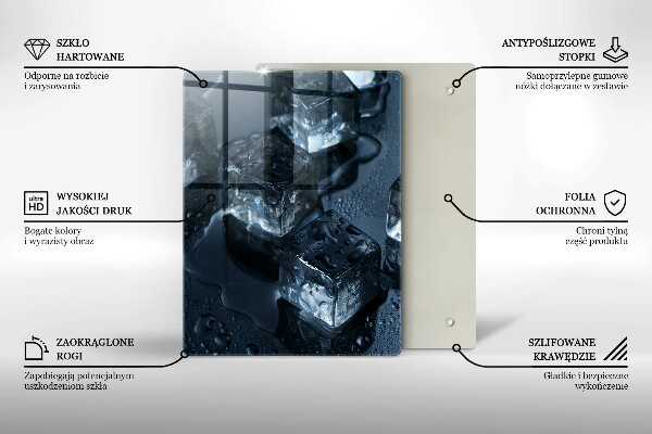 Protection plaque induction Glaçons froids