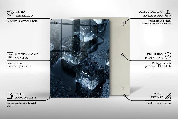 Protection plaque induction Glaçons froids
