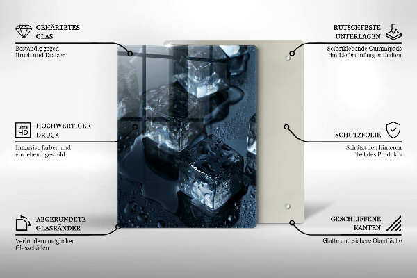Protection plaque induction Glaçons froids