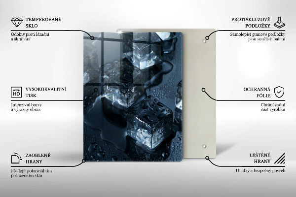 Protection plaque induction Glaçons froids