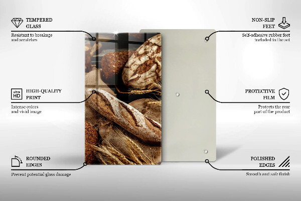 Protection plaque induction Pains de pain