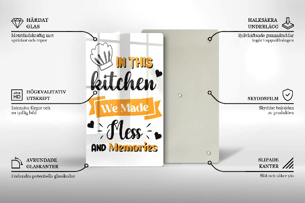 Protection plaque induction In this kitchen we made mess and memories