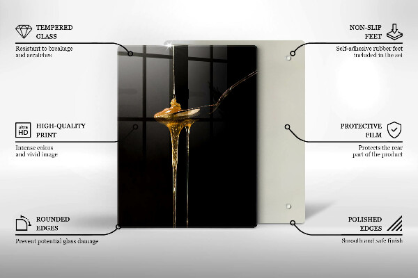 Protection plaque induction Une cuillère à café de miel