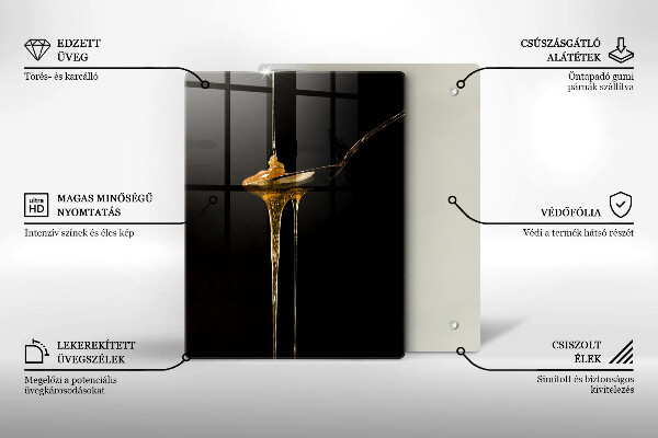 Protection plaque induction Une cuillère à café de miel