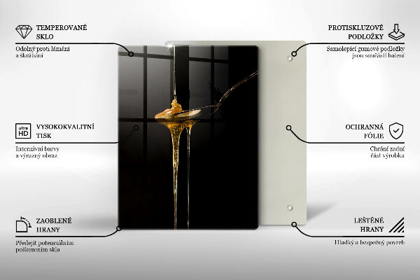 Protection plaque induction Une cuillère à café de miel