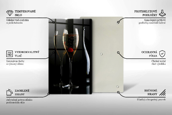 Protection plaque induction Verres de champagne