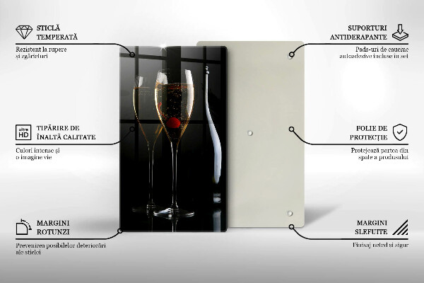 Protection plaque induction Verres de champagne