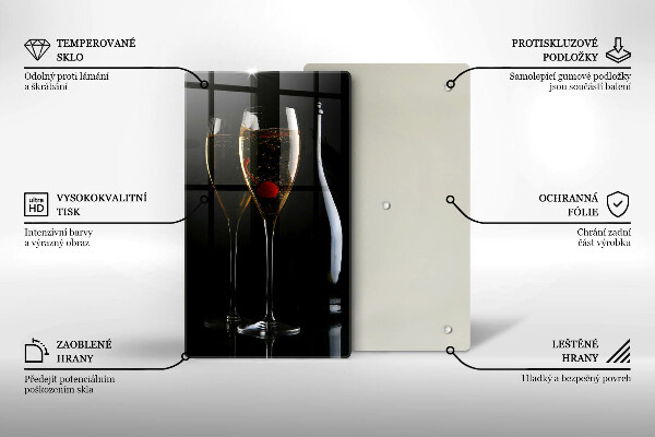 Protection plaque induction Verres de champagne