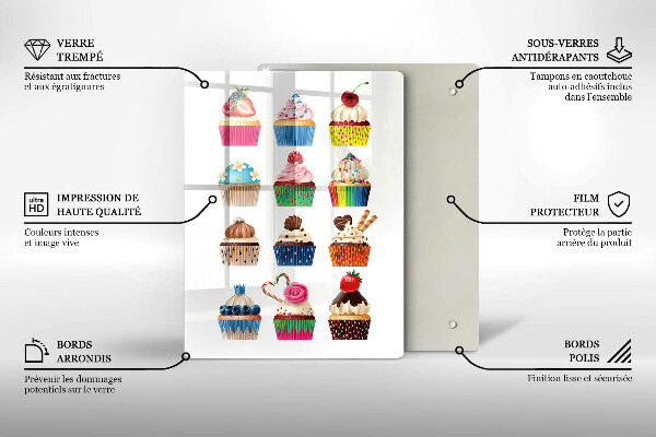 Protection plaque induction Illustration de petit gâteau