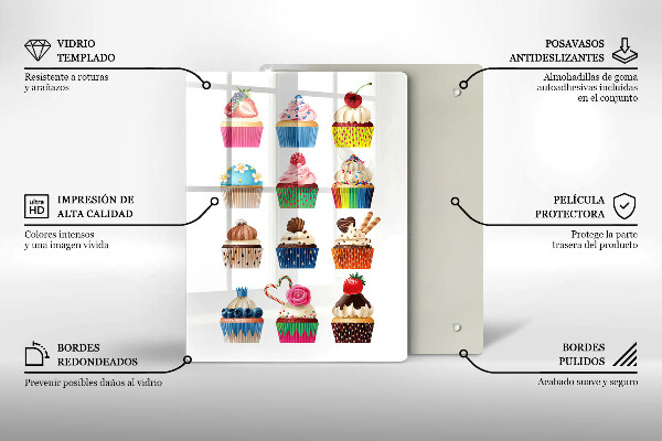 Protection plaque induction Illustration de petit gâteau