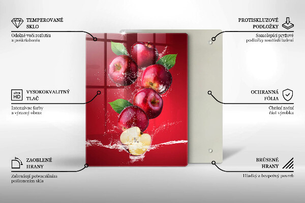 Protection plaque induction Pommes juteuses dans l'eau